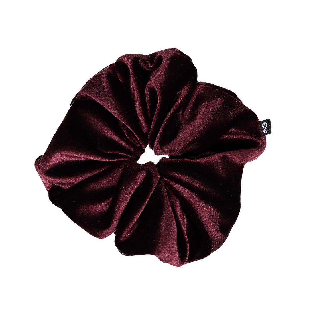 Knot Hairbands Burgundy Velveteen Scrunchie