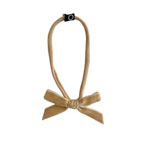 Knot Hairbands Taupe Velvet Trim Band