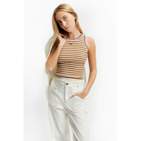 Indee Lilac Stripe Venerdi  Tank Top