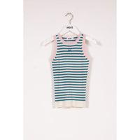 Indee Off White Stripe Venerdi  Tank Top