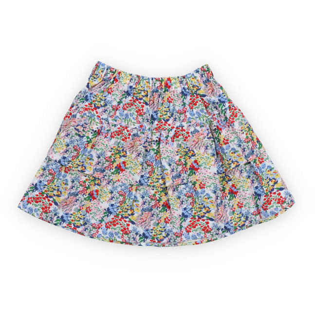 The New Society  Verbena Print Skirt