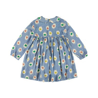 Morley Blue Clover Ruffle Dress
