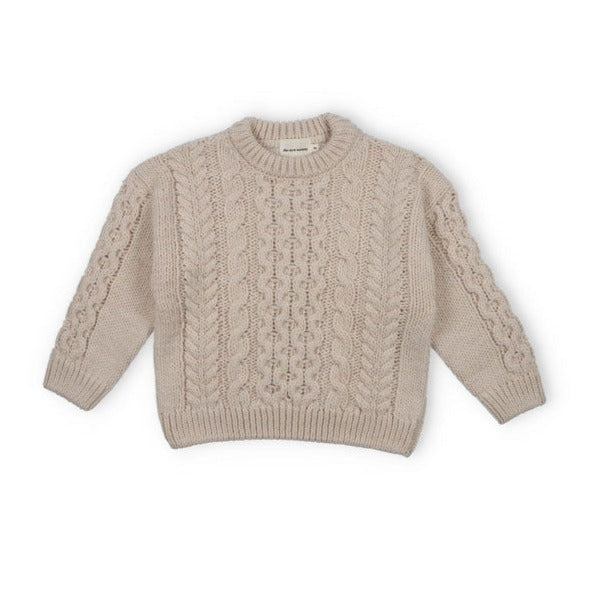 The New Society Vanilla Cream Verbier Pullover