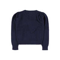 Morley Navy Bow On The Chest Pullover