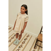 Apolina Cream Verna Smock Dress