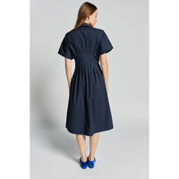 Indee Navy Verneuil Long Shirt Dress