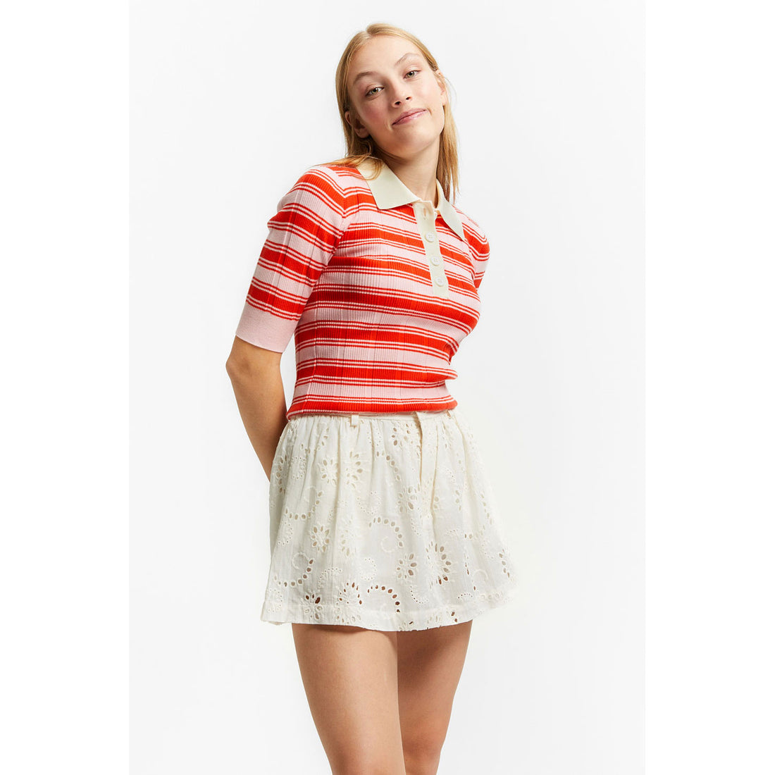Indee Pink Stripe Verona Pullover