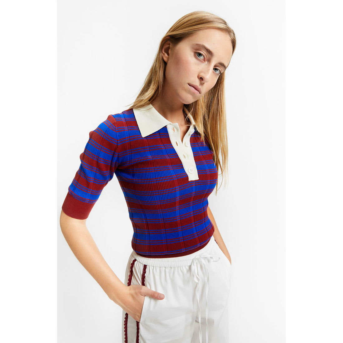 Indee Red Stripe Verona Pullover