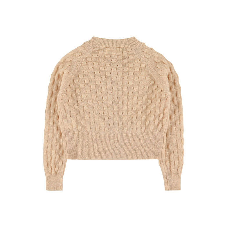 Morley Blush Cropped Cardigan