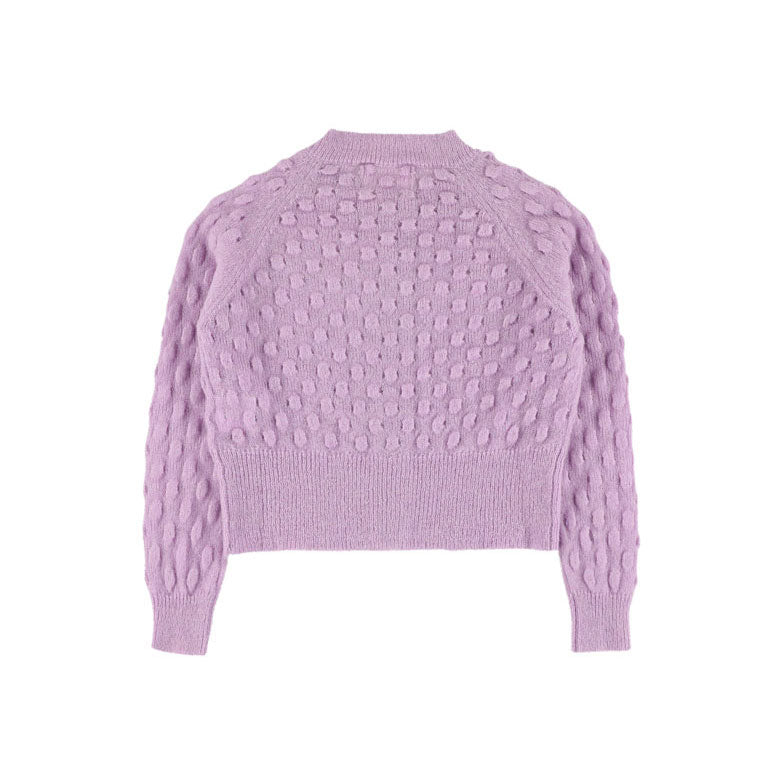 Morley Lilac Cropped Cardigan