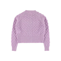 Morley Lilac Cropped Cardigan