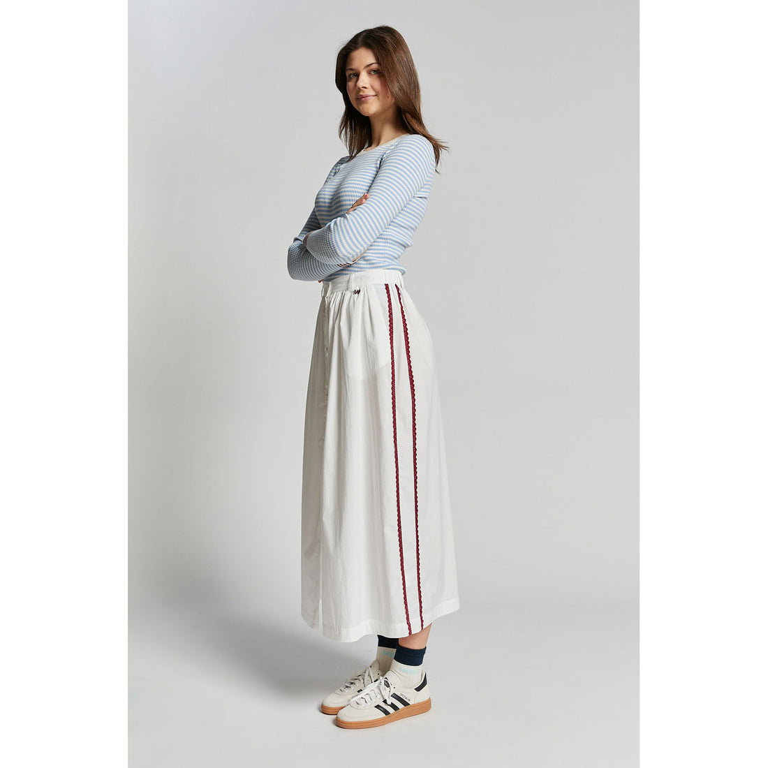 Indee White Valduchesse Skirt
