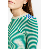 Indee Green Stripe Vesuvio Pullover