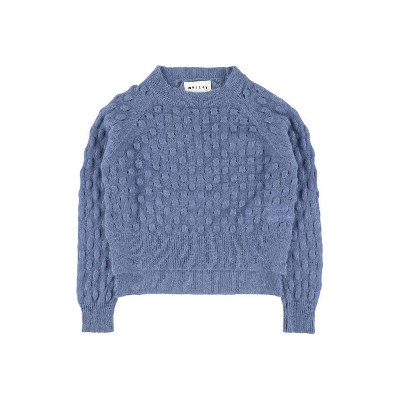 Morley Blue Cropped Pullover