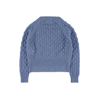 Morley Blue Cropped Pullover