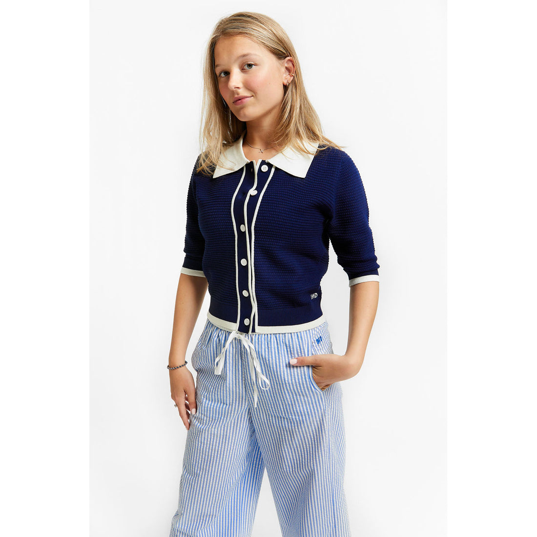 Indee Navy View Cardigan