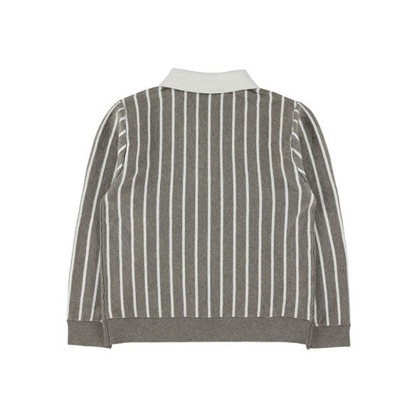 Morley Grey Knitted Polo