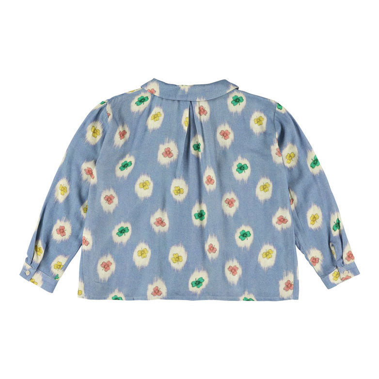 Morley Blue Violet Clover Blouse