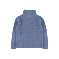 Morley Blue Knitted Turtleneck