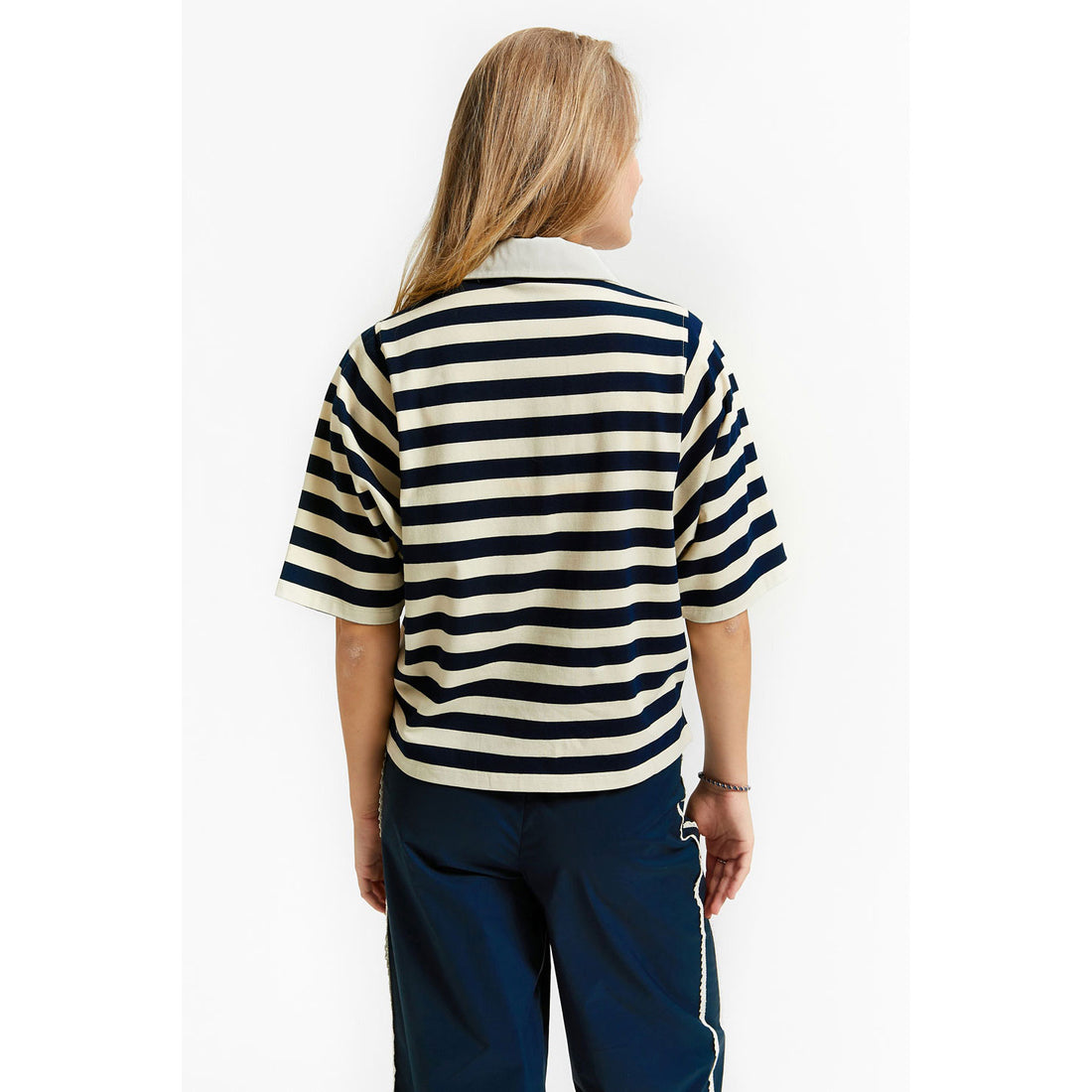 Indee Navy Stripe Visible Tee