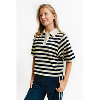 Indee Navy Stripe Visible Tee