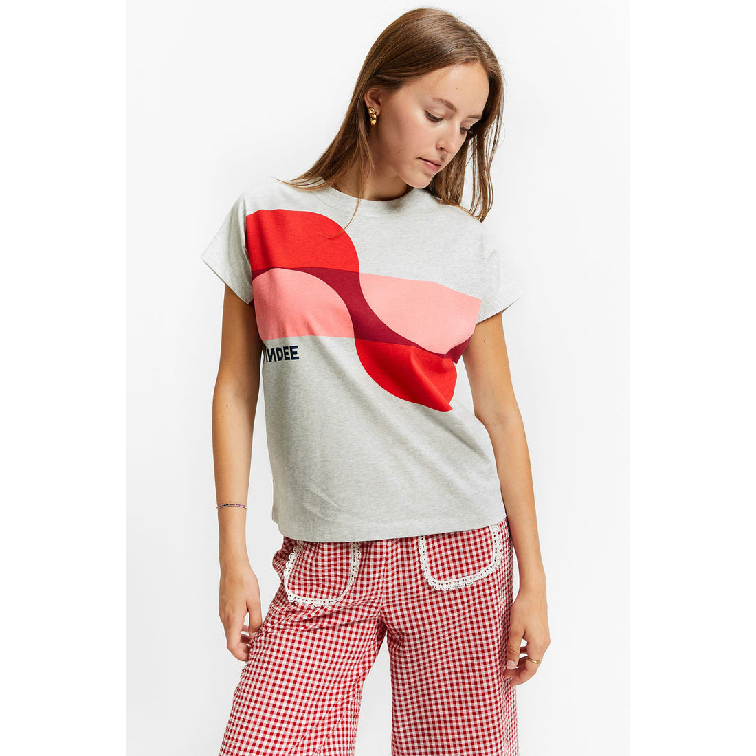 Indee Grey Melange Vision Tee