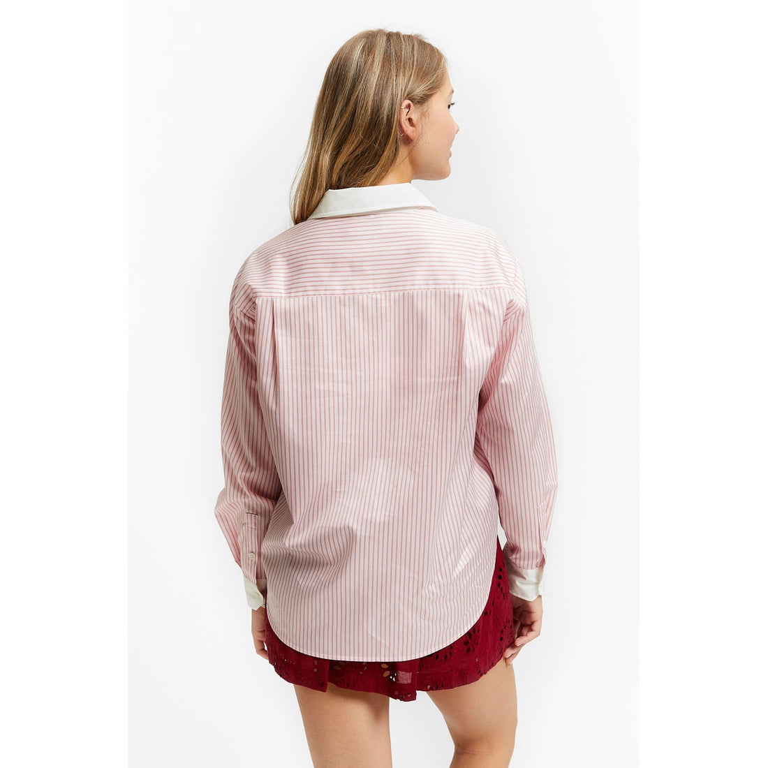 Indee Pink  Stripe Vizcaya Shirt