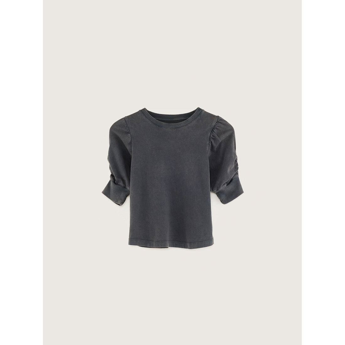 Bellerose Black Sand Puff Sleeve Vrame T-Shirt