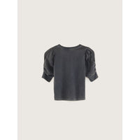 Bellerose Black Sand Puff Sleeve Vrame T-Shirt