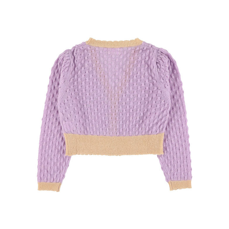 Morley Lilac Bicolor Cardigan