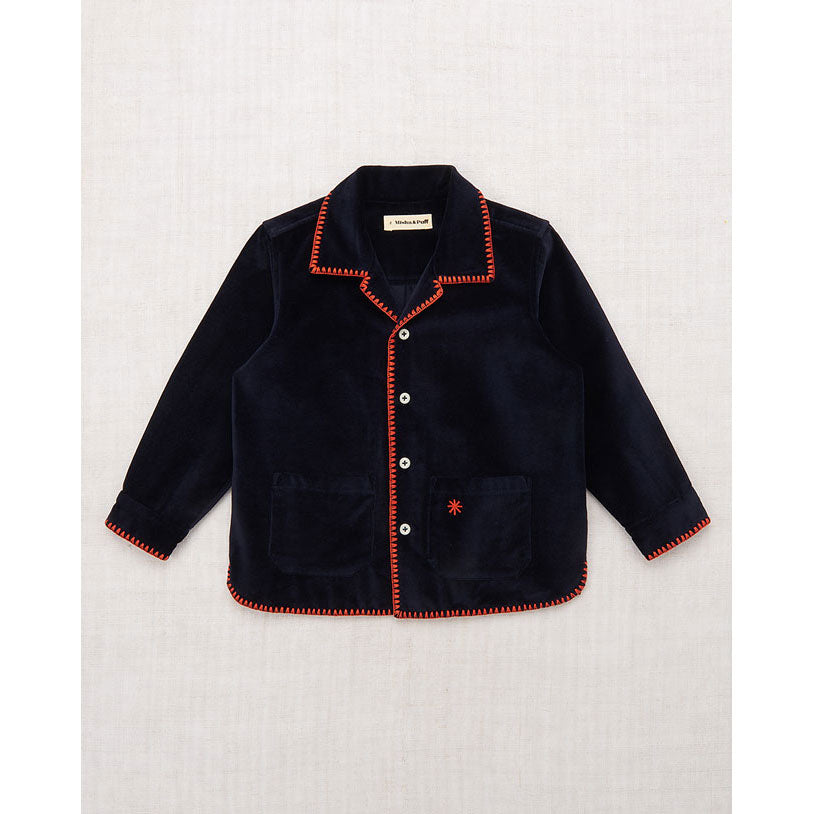 Misha and Puff Ink Velvet Long Sleeve Leon Top