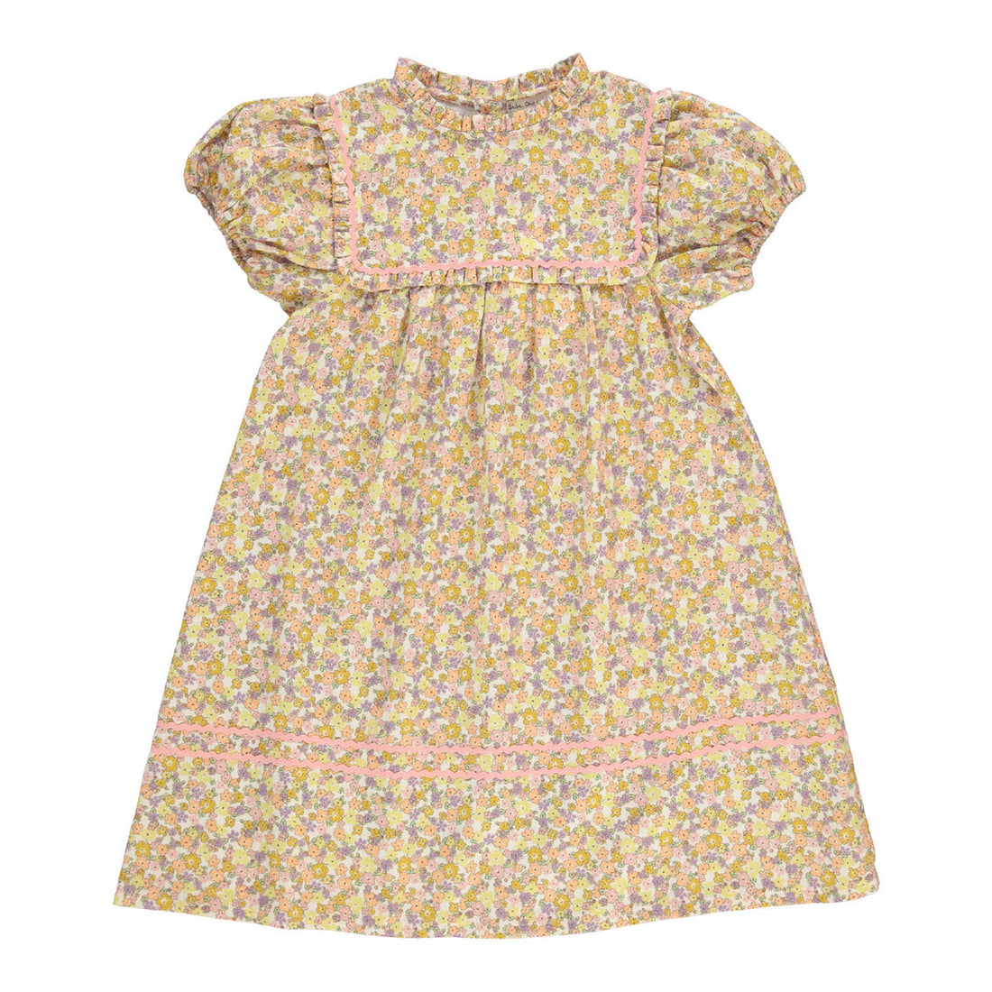 bebe organic yellow dress Bebe Organic Beloved Florals Victoria Dress 3