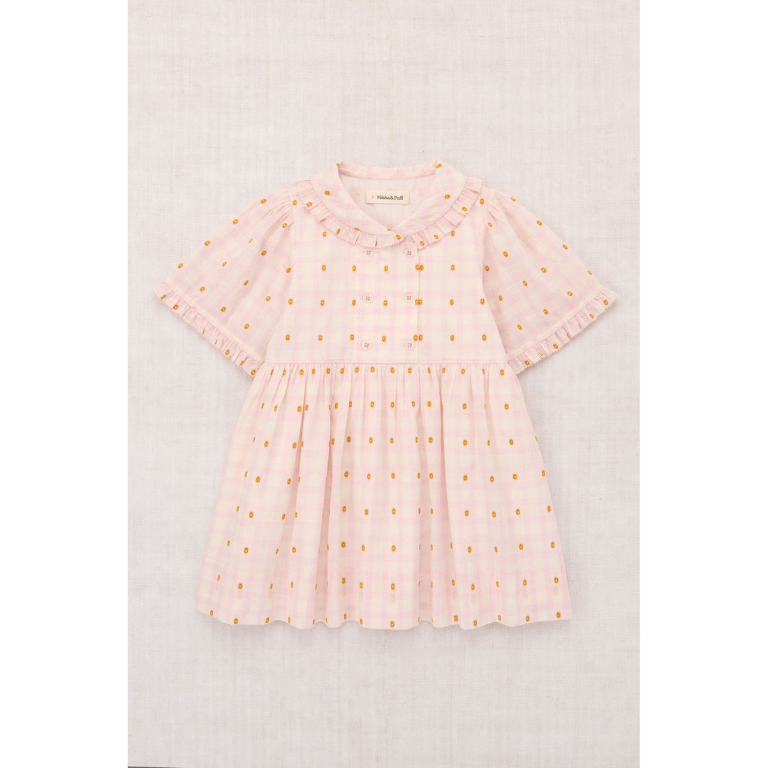 Misha and Puff   Azalea Blossom Plaid Voyage Dress