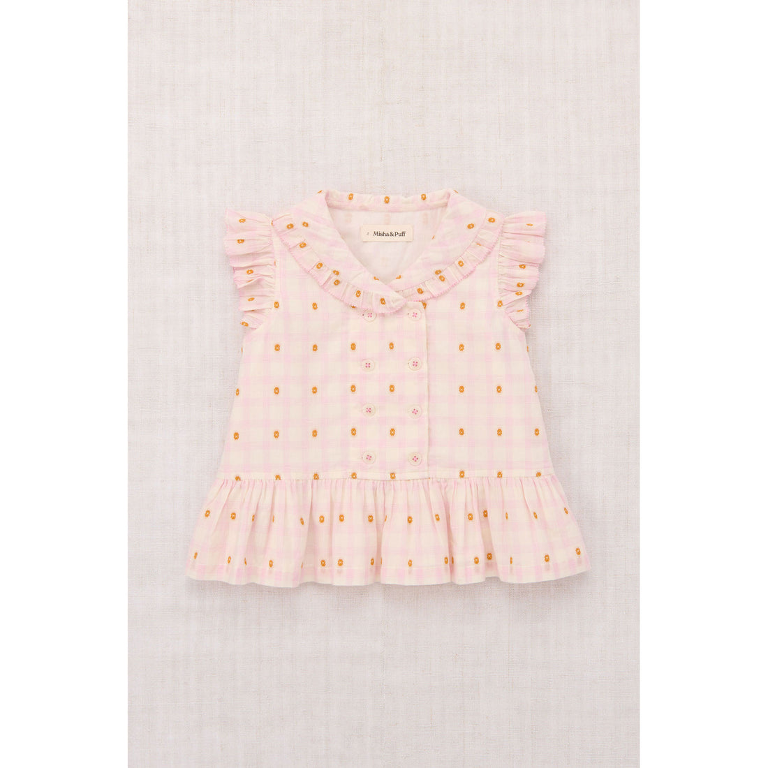 Misha and Puff   Azalea Blossom Plaid Voyage Shirt