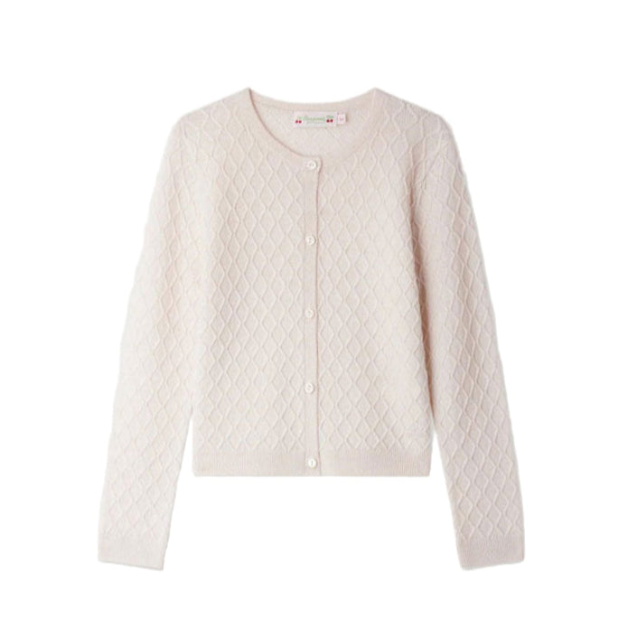 Bonpoint Light Pink Garancie Cardigan