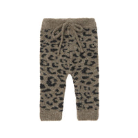 Tocoto Vintage Brown Animal Knit Baby Leggings