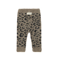 Tocoto Vintage Brown Animal Knit Baby Leggings