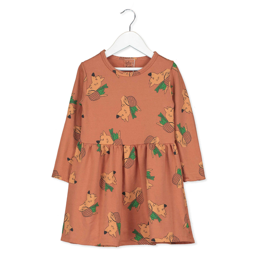 LotieKids Hazelnut Wolfs Dress