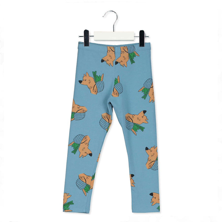 LotieKids Blue Wolfs Legging
