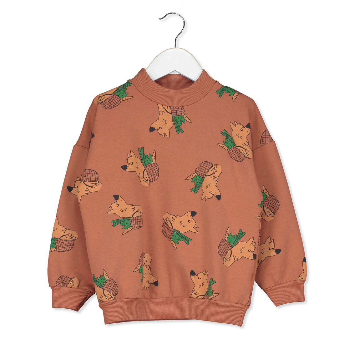 LotieKids Hazelnut Wolfs Sweatshirt