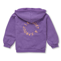 Sproet and Sprout Purple Sproet Hooded Zip Up