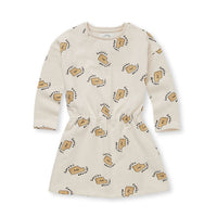 Sproet and Sprout Ivory Melee Cookies Print Skater Dress