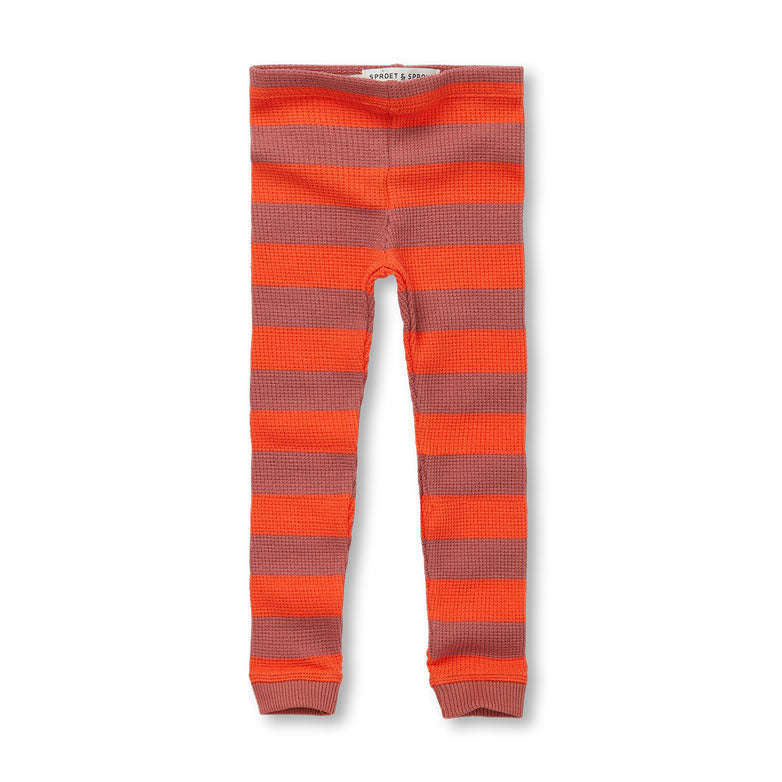 Sproet and Sprout Tomato Waffle Stripe Pants