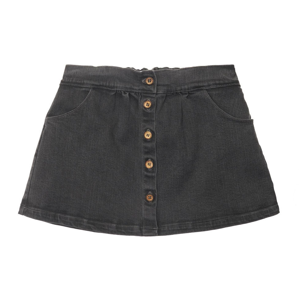Tocoto Vintage Black Denim Skirt