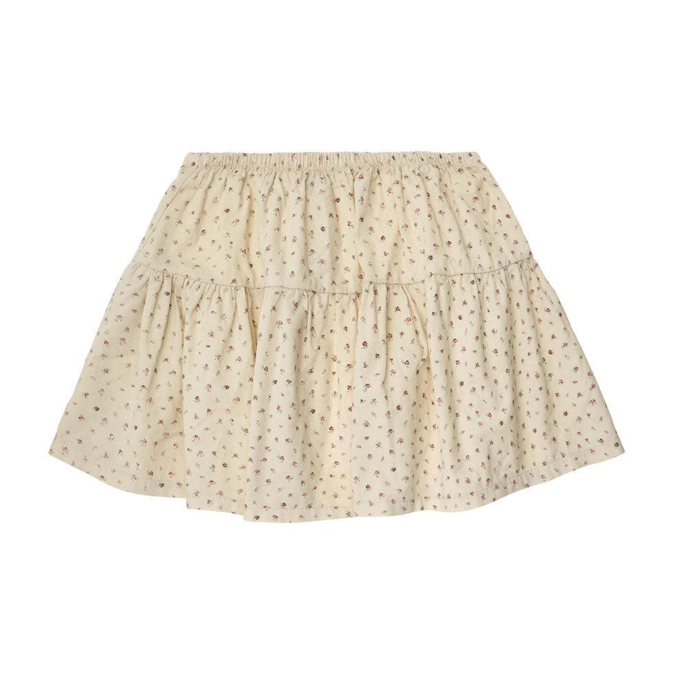 Tocoto Vintage Off White Mini Flowers Skirt