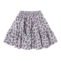 Tocoto Vintage Purple Animal Print Mini Skirt