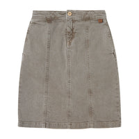 Tocoto Vintage Brown Denim Long  Skirt