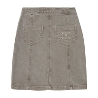 Tocoto Vintage Brown Denim Long  Skirt