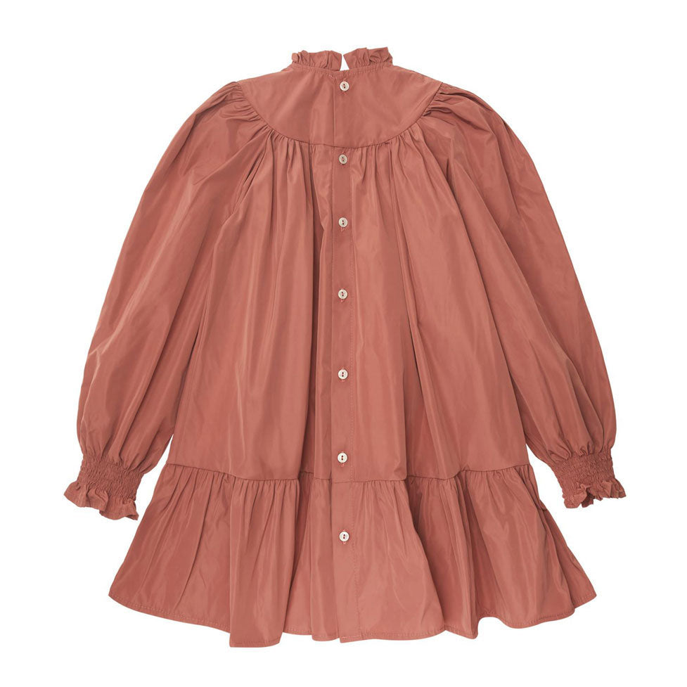 Tocoto Vintage Dark Pink Taffeta Dress