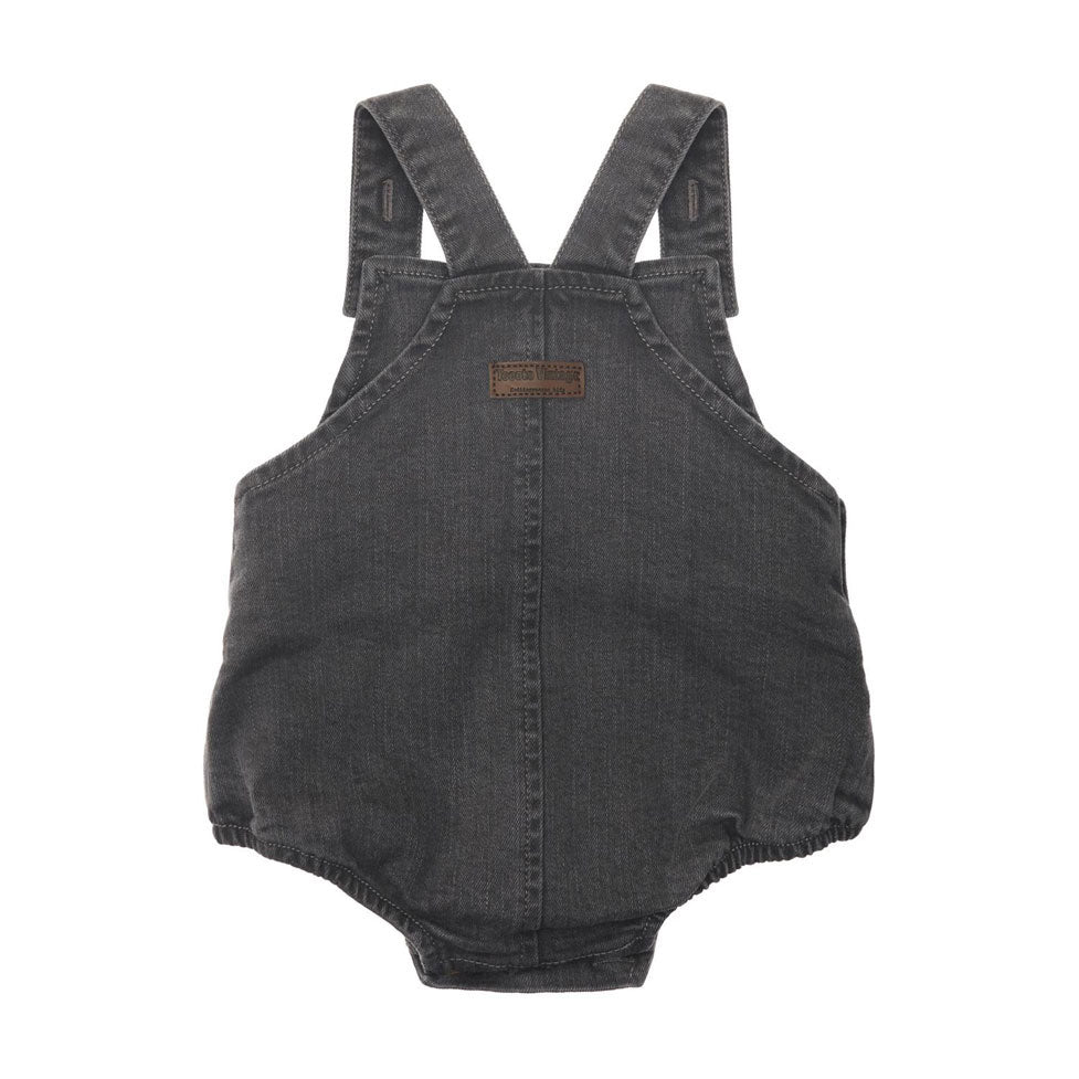 Tocoto Vintage Black Denim Romper